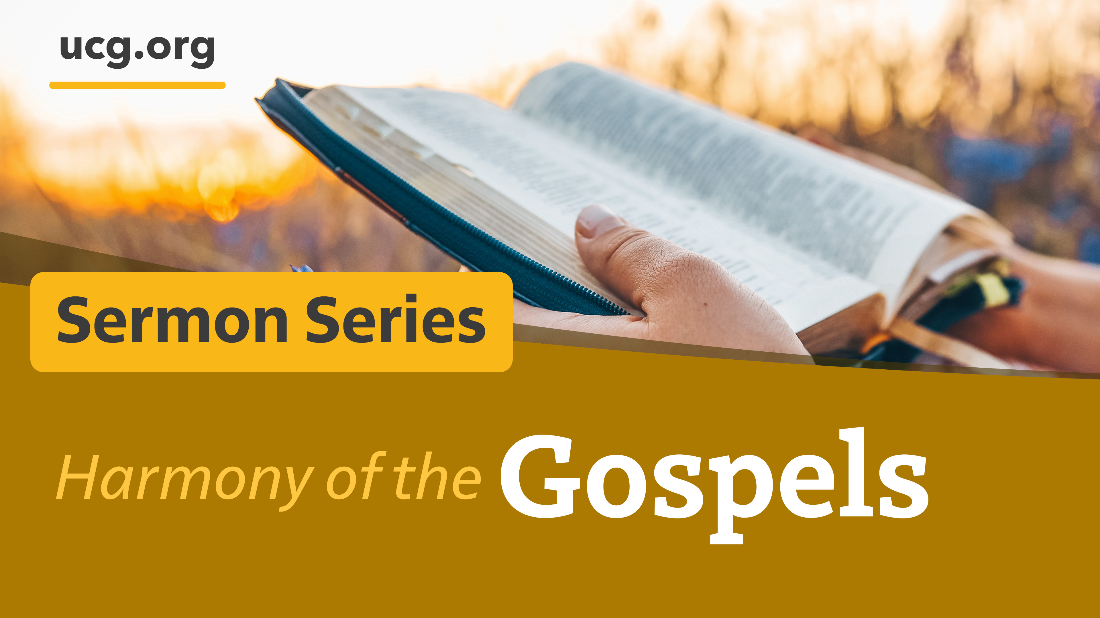 Harmony of the Gospels series