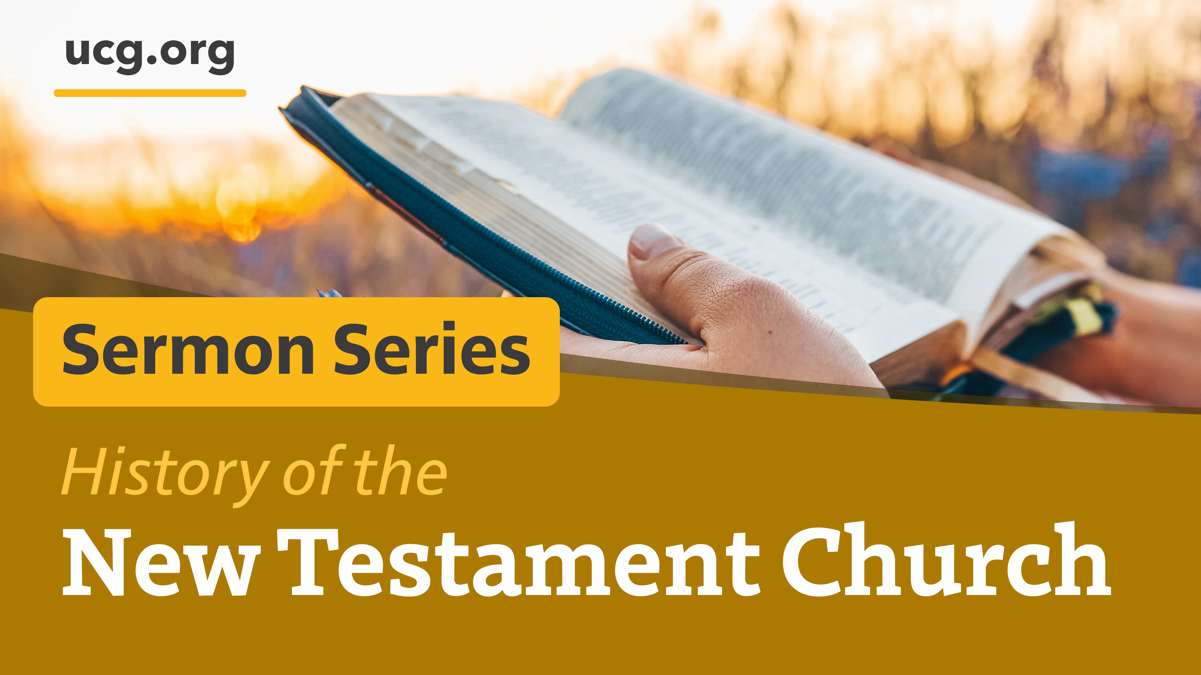 History of the New Testament Church series