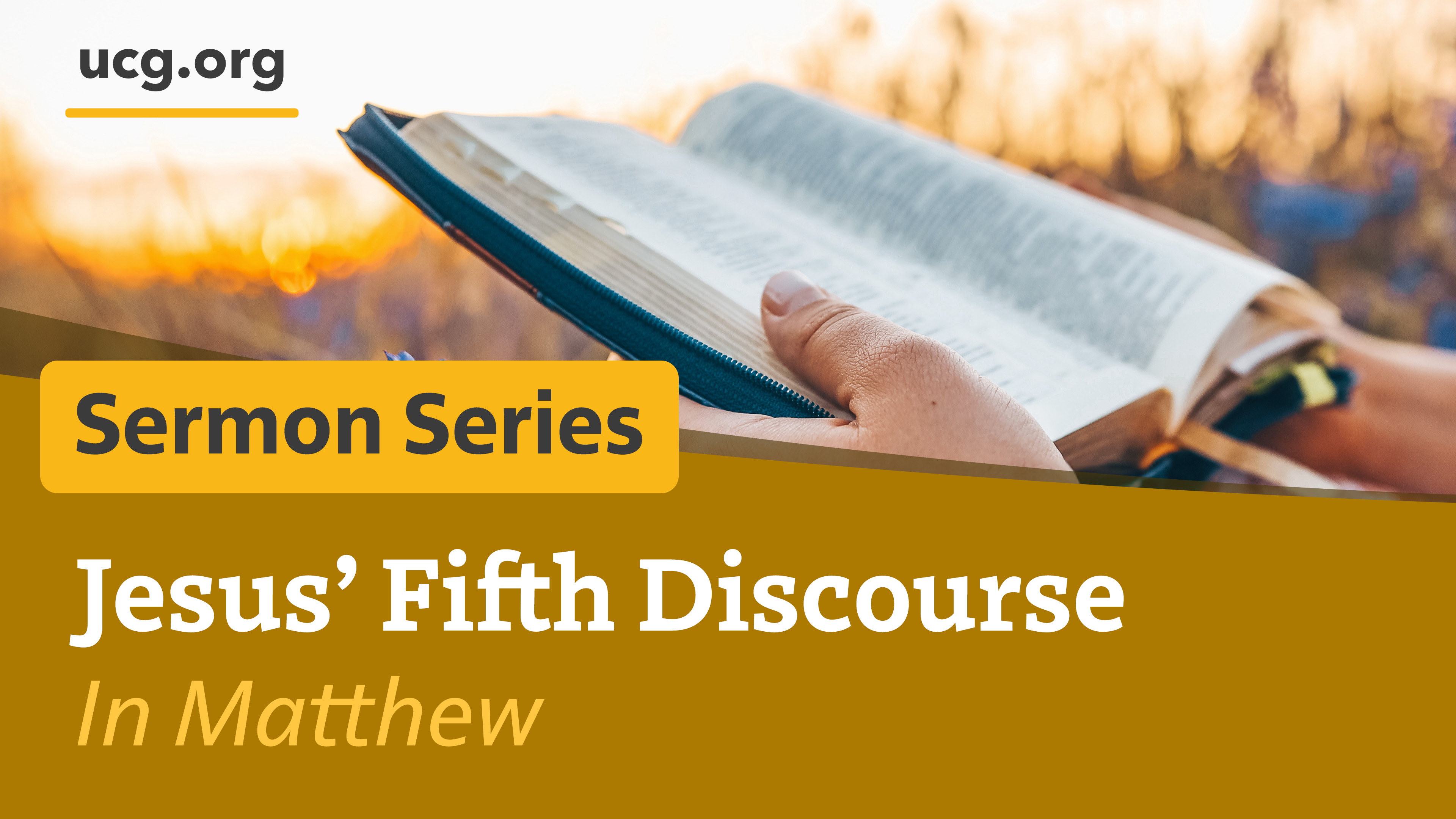 Matthew's Five Discourses of Jesus Christ