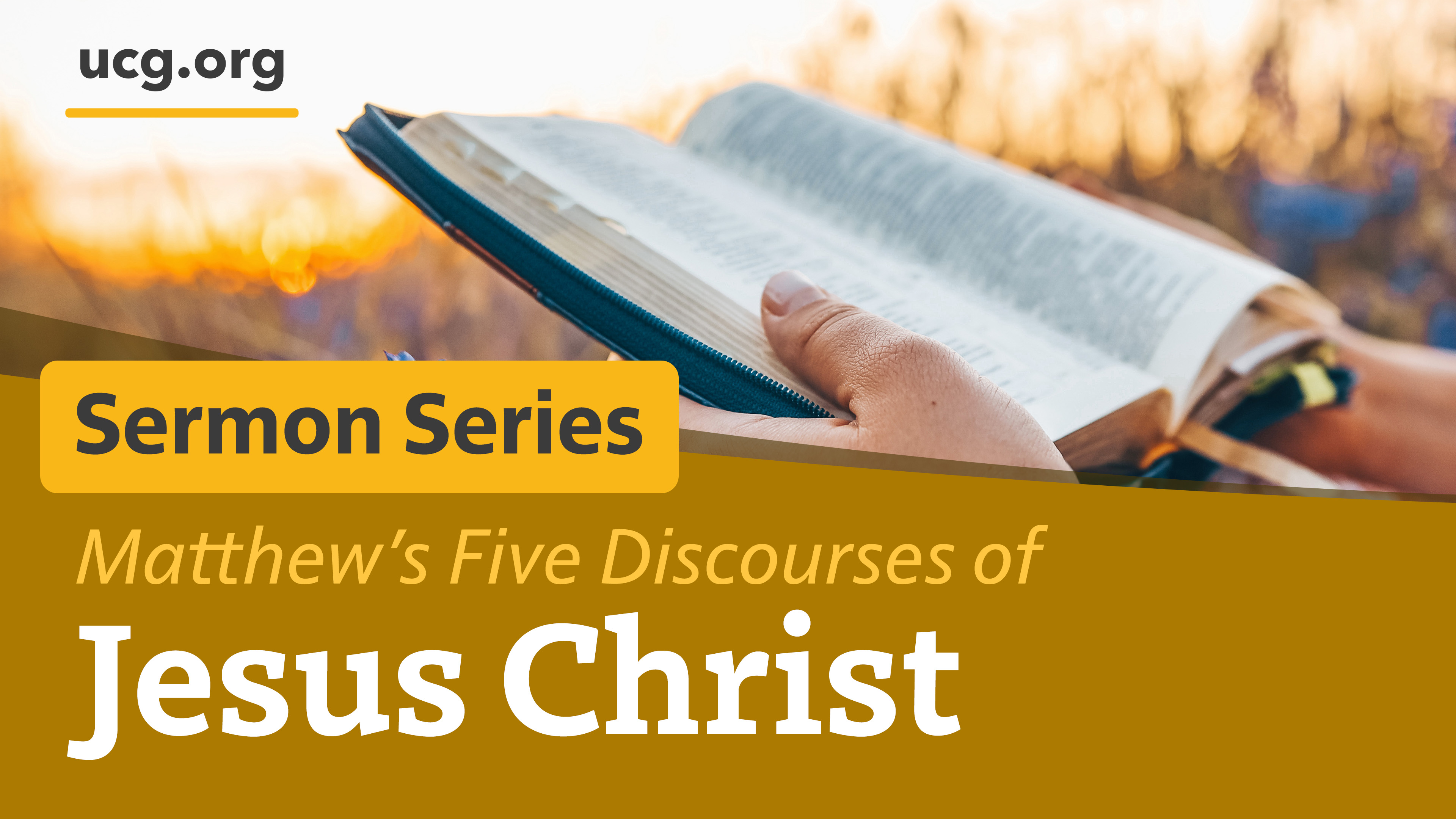 Matthew's Five Discources of Jesus Christ