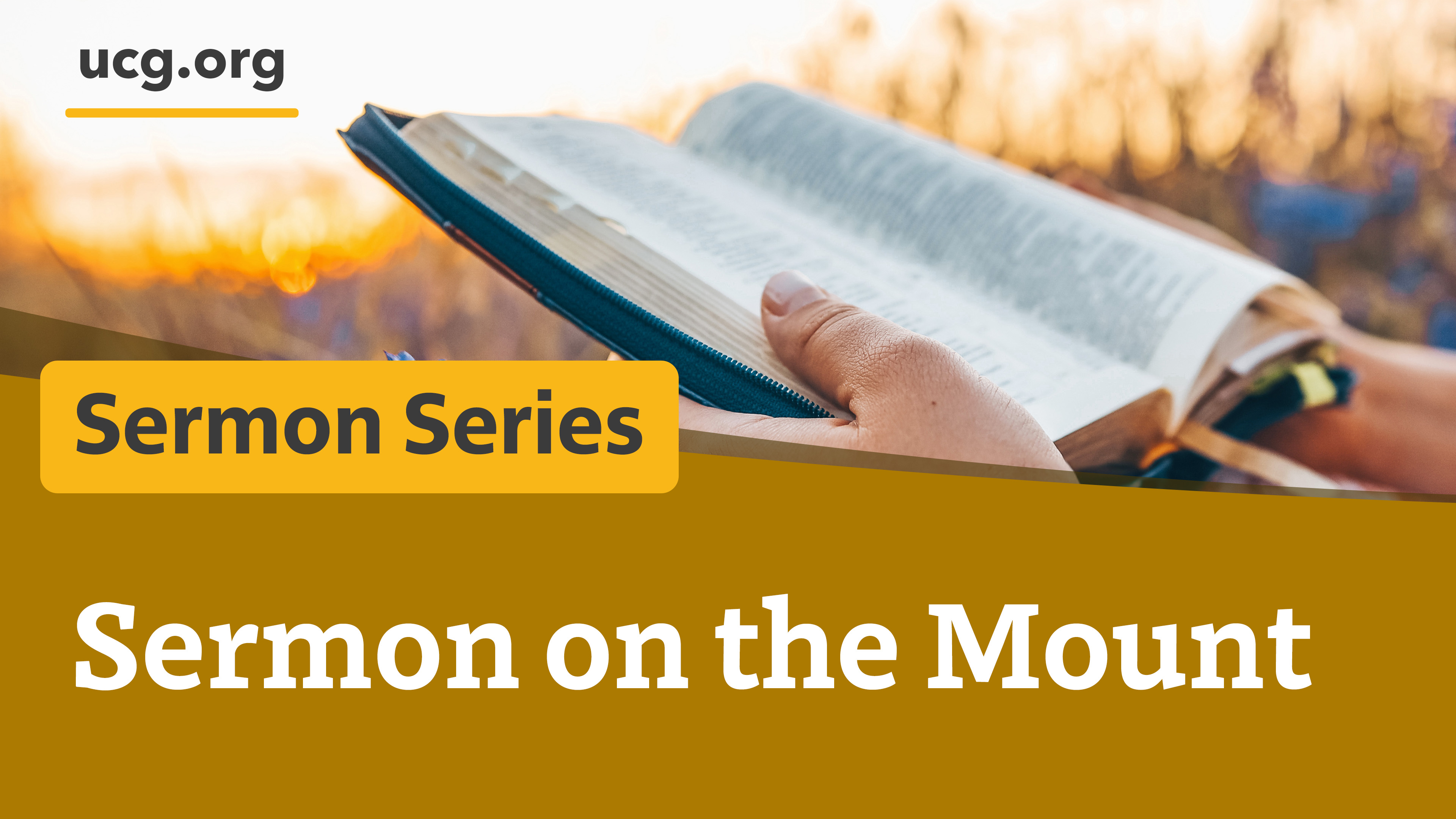Sermon on the Mount series
