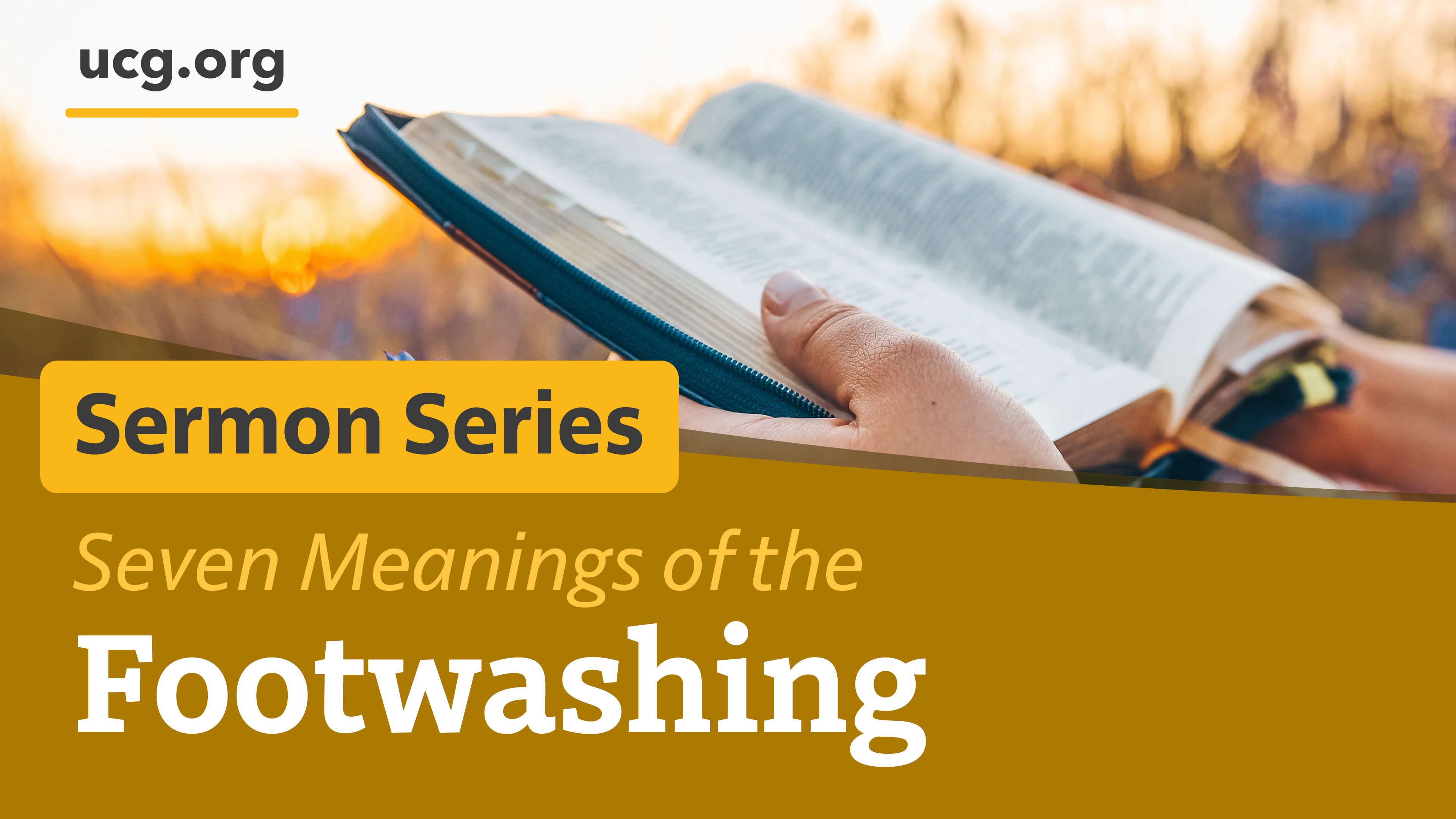 Seven Meanings of the Foot-Washing series
