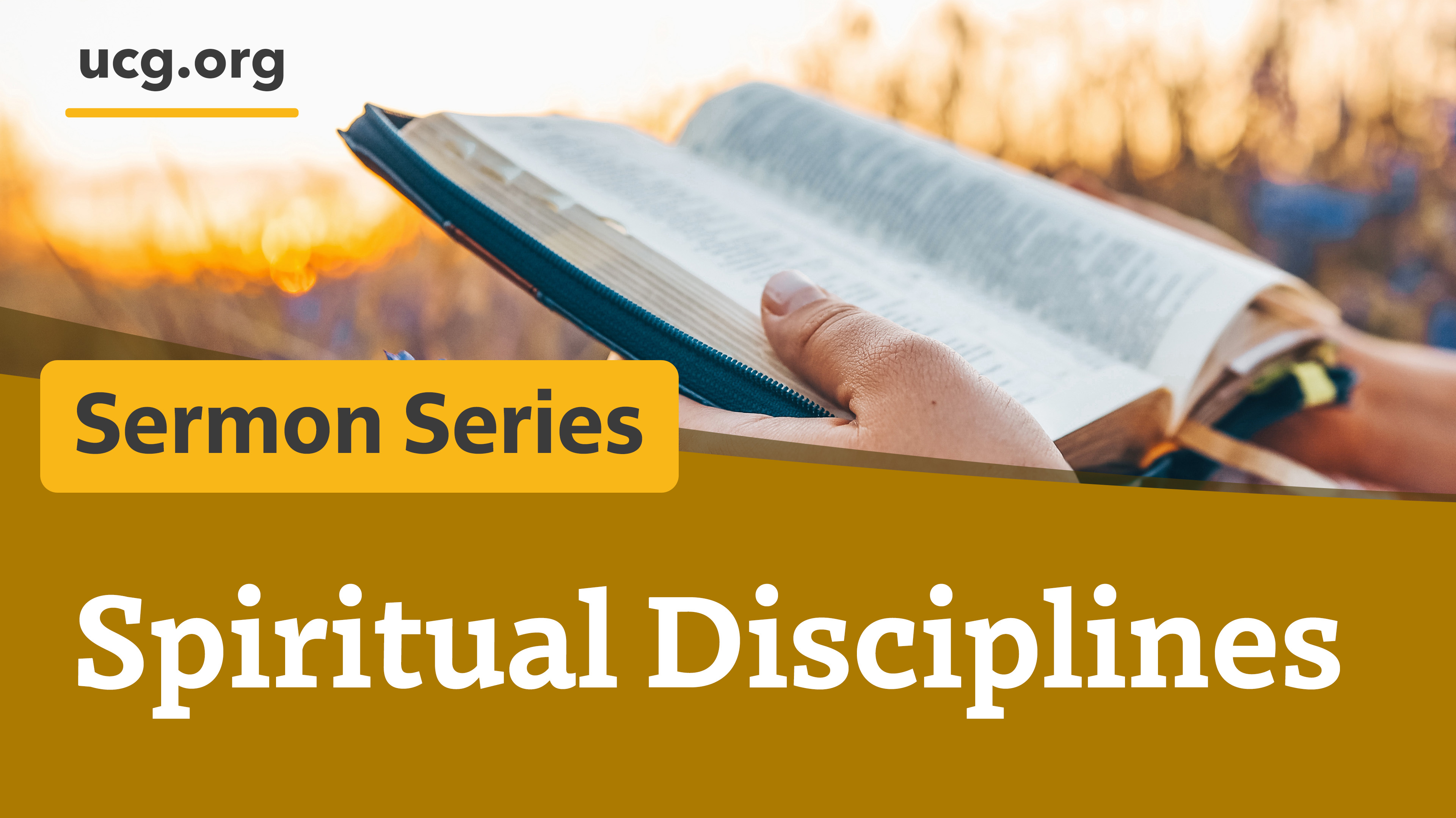Spiritual Disciplines series