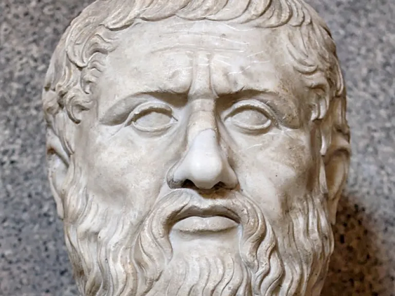 Un buste de Platon
