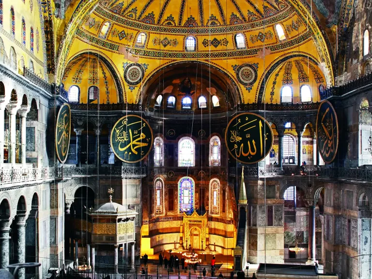 Hagia Sophia basilica in Istanbul
