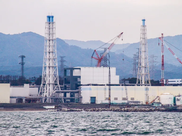 They Were Not Afraid To DieThe damaged Fukushima Daiichi Nuclear Power Station as seen during a sea-water sampling boat journey.
