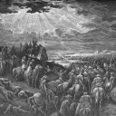 Josué y el pueblo de Israel en la conquista de la Tierra Prometida
